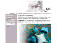 Tablet Screenshot of gulyastextil.com